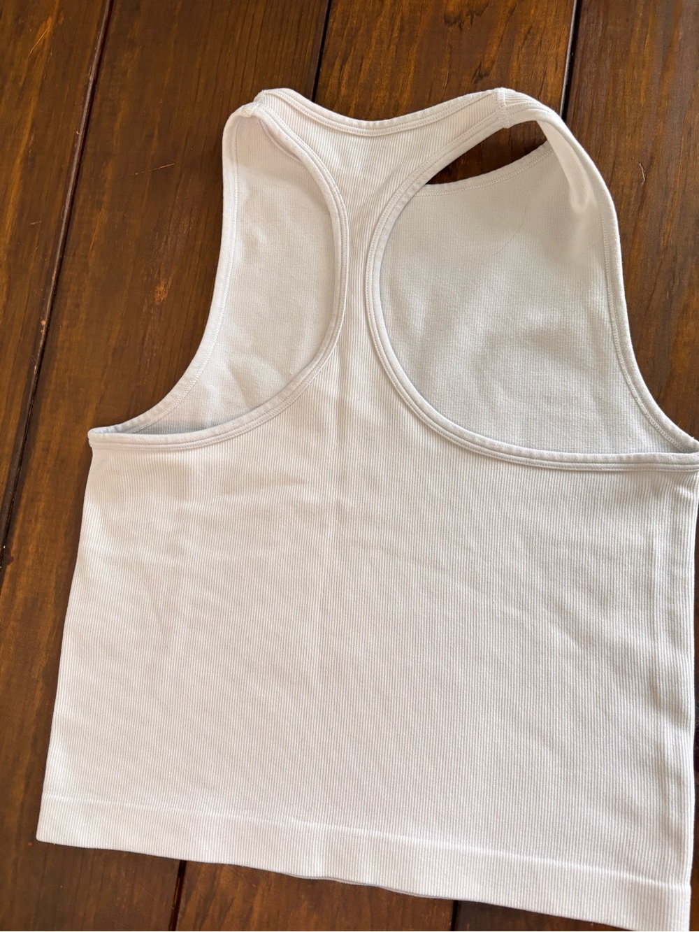 Free People Intimately Ribbed Racerback Tank White XS/S Minimalist - Picture 5 of 7
